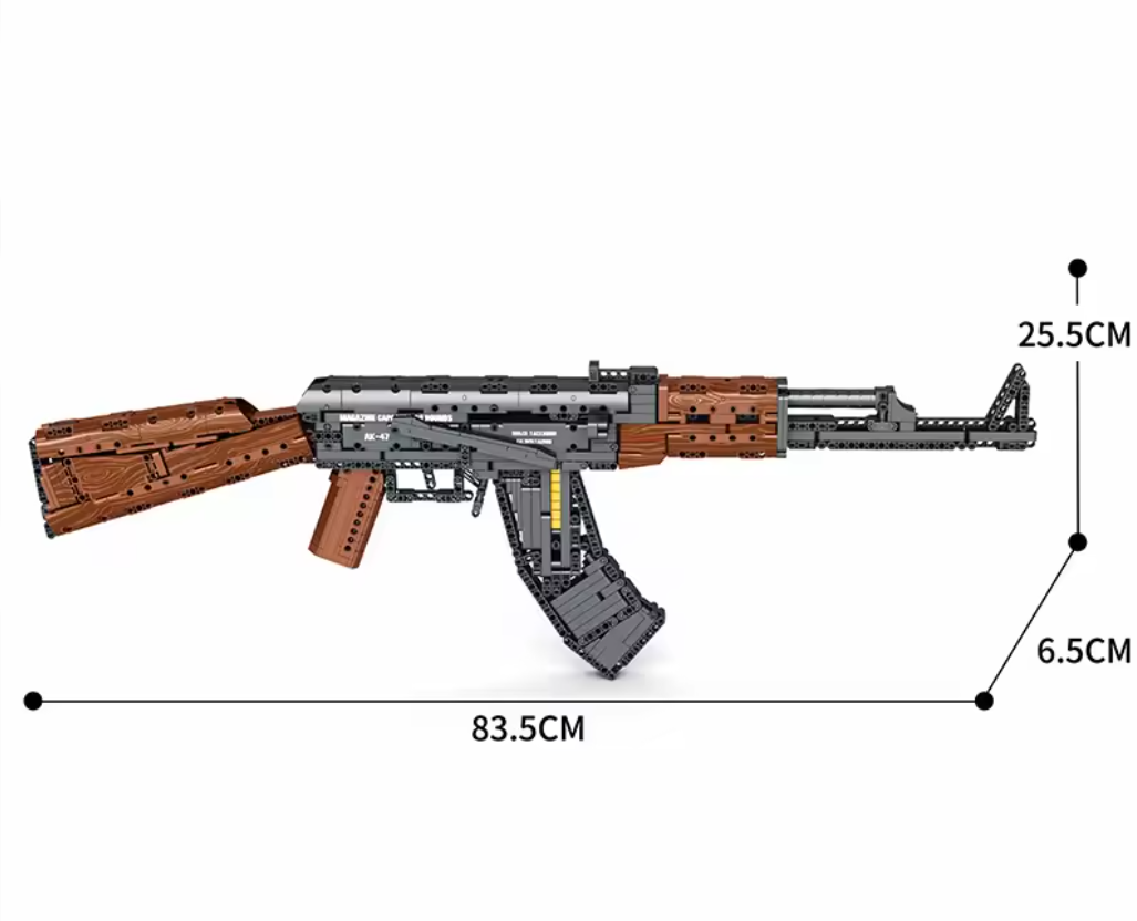 SET BRICKGUN : AK-47 (1238 PIÉCES)