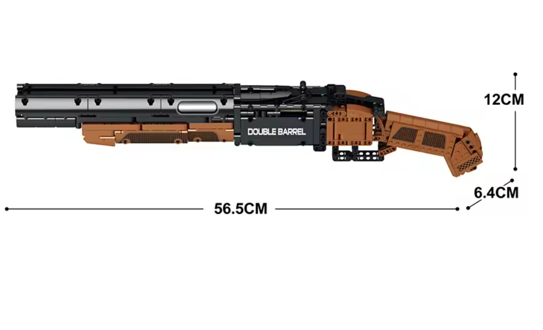 SET BRICKGUN : DOUBLE BARREL (1006 PIÉCES)