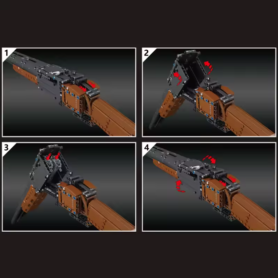 SET BRICKGUN : DOUBLE CANON CHASSE (1015 PIÉCES)