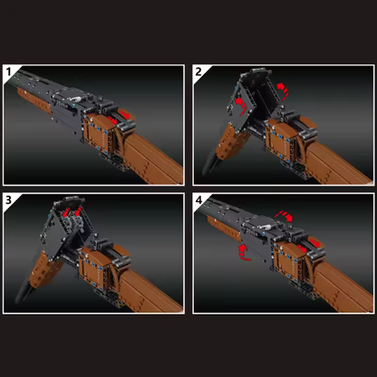 SET BRICKGUN : DOUBLE CANON CHASSE (1015 PIÉCES)