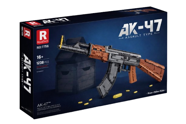 SET BRICKGUN : AK-47 (1238 PIÉCES)