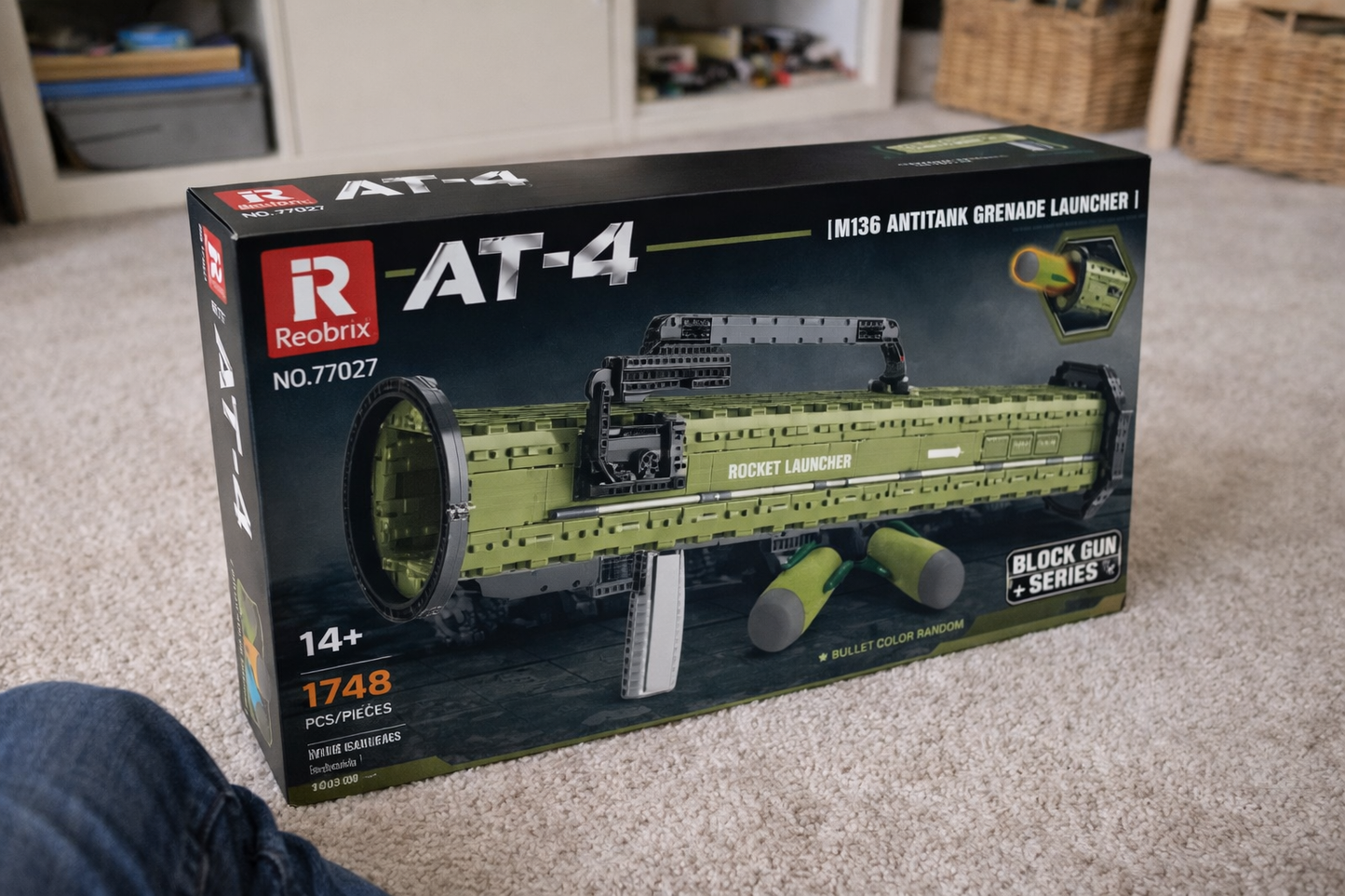 SET BRICKGUN : AT-4 MISSILE (1748 PIÉCES)