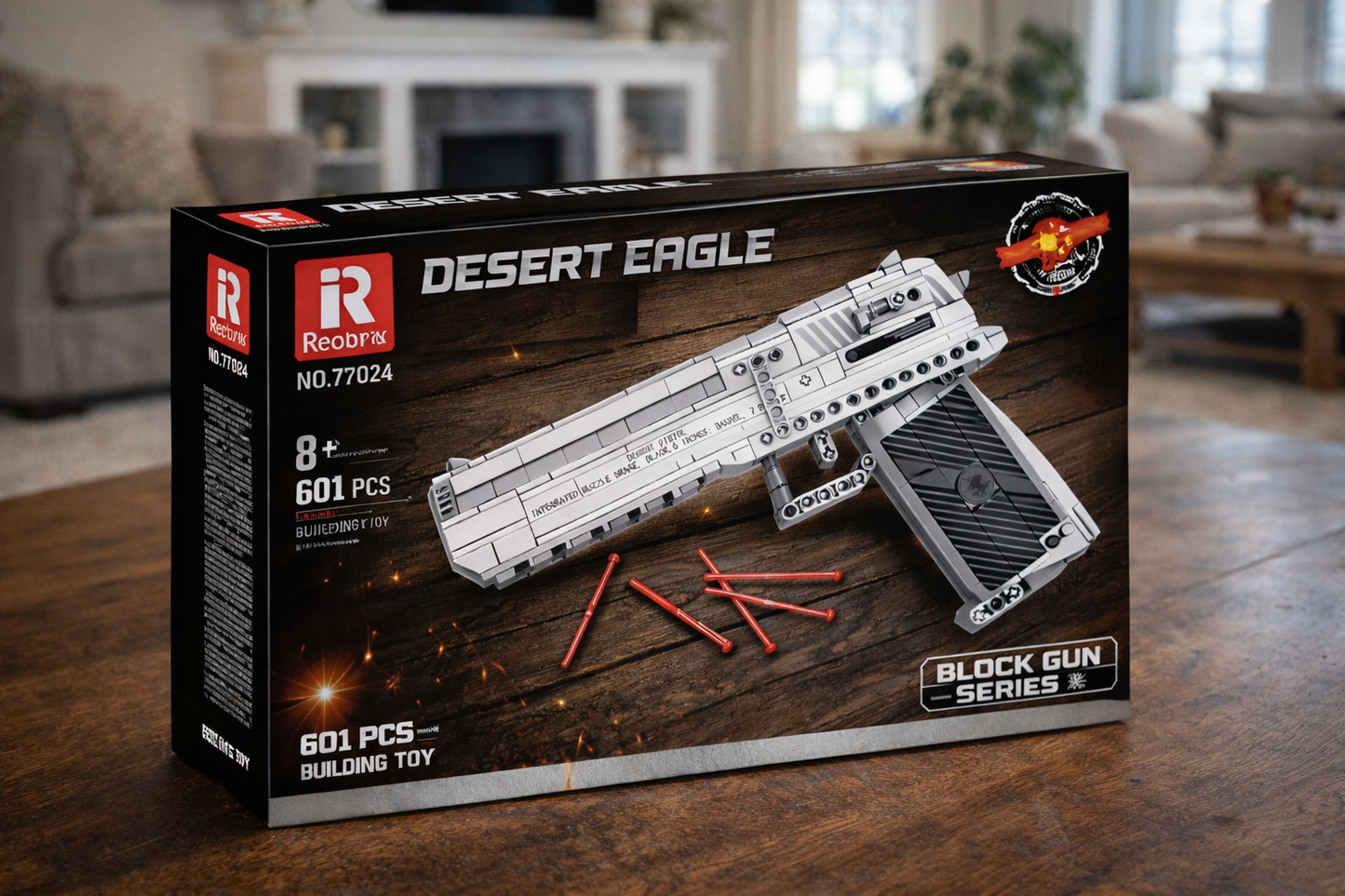 SET BRICKGUN : DESERT EAGLE (601 PIÉCES)