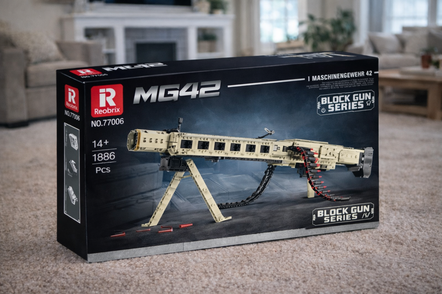 SET BRICKGUN : MG42 (1886 PIÉCES)