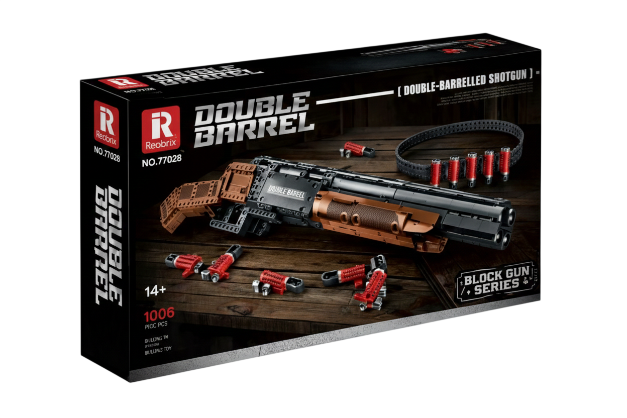 SET BRICKGUN : DOUBLE BARREL (1006 PIÉCES)