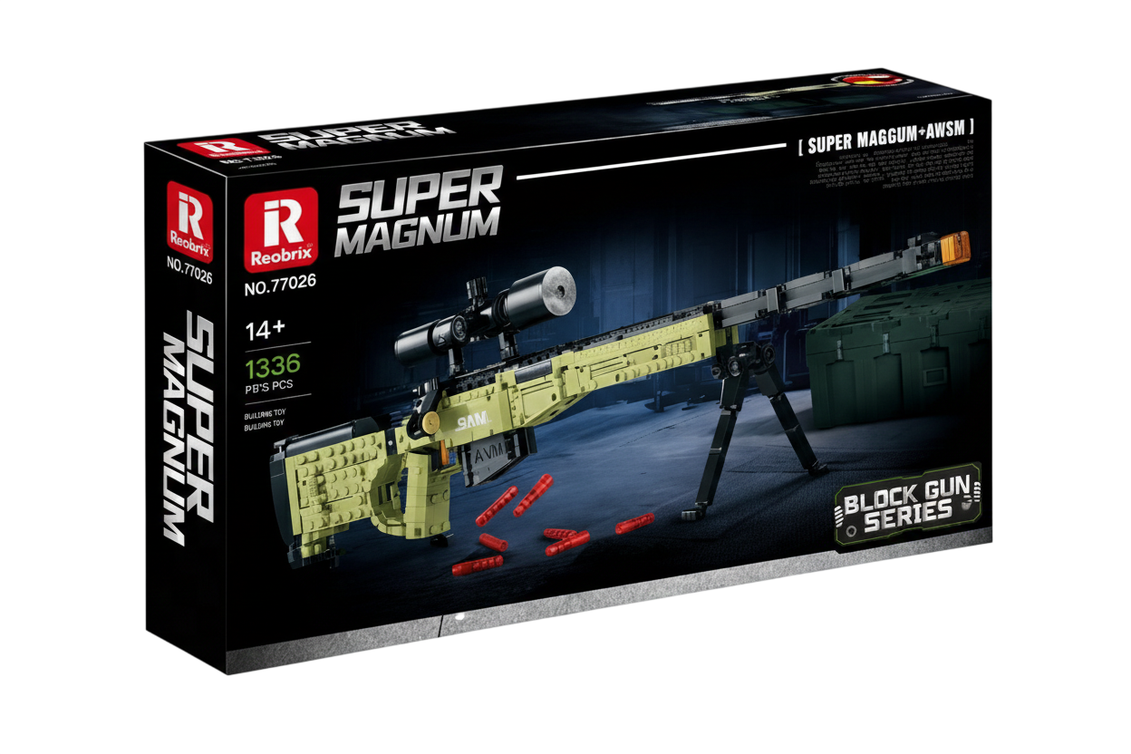 SET BRICKGUN : SUPERMAGNUM (1336 PIÉCES)