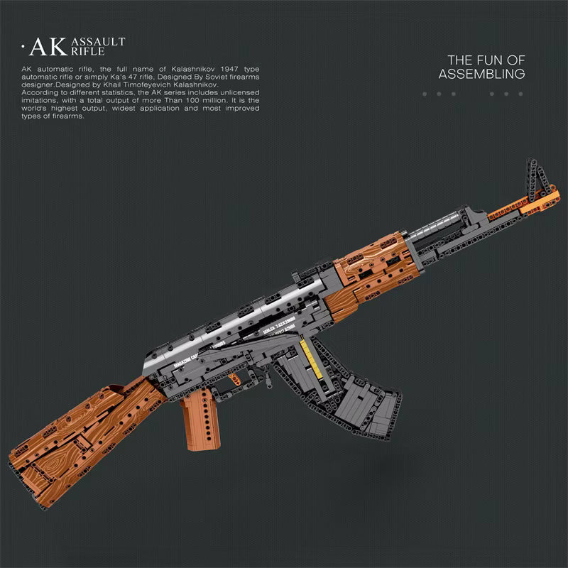 SET BRICKGUN : AK-47 (1238 PIÉCES)